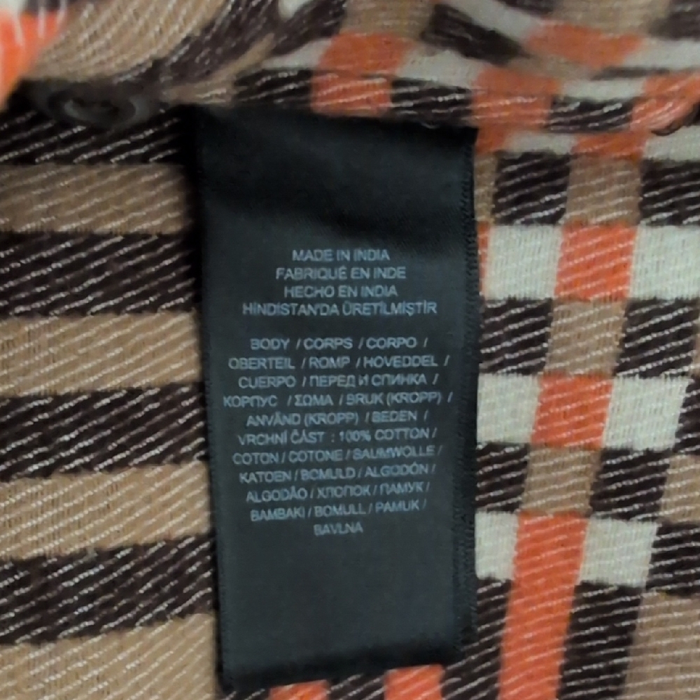 Ralph Lauren Double RL Brown and Tan Casual Button Down Shirt - Picture 10 of 14